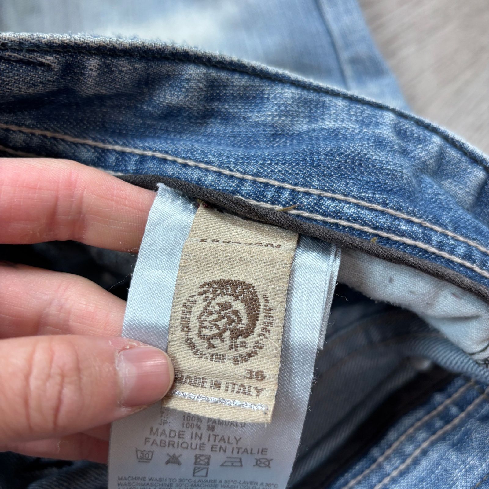 Diesel Diesel Safado Straight Leg Distressed Jeans Men's 36x27 Y2K Size US 36 / EU 52 - 7 Thumbnail