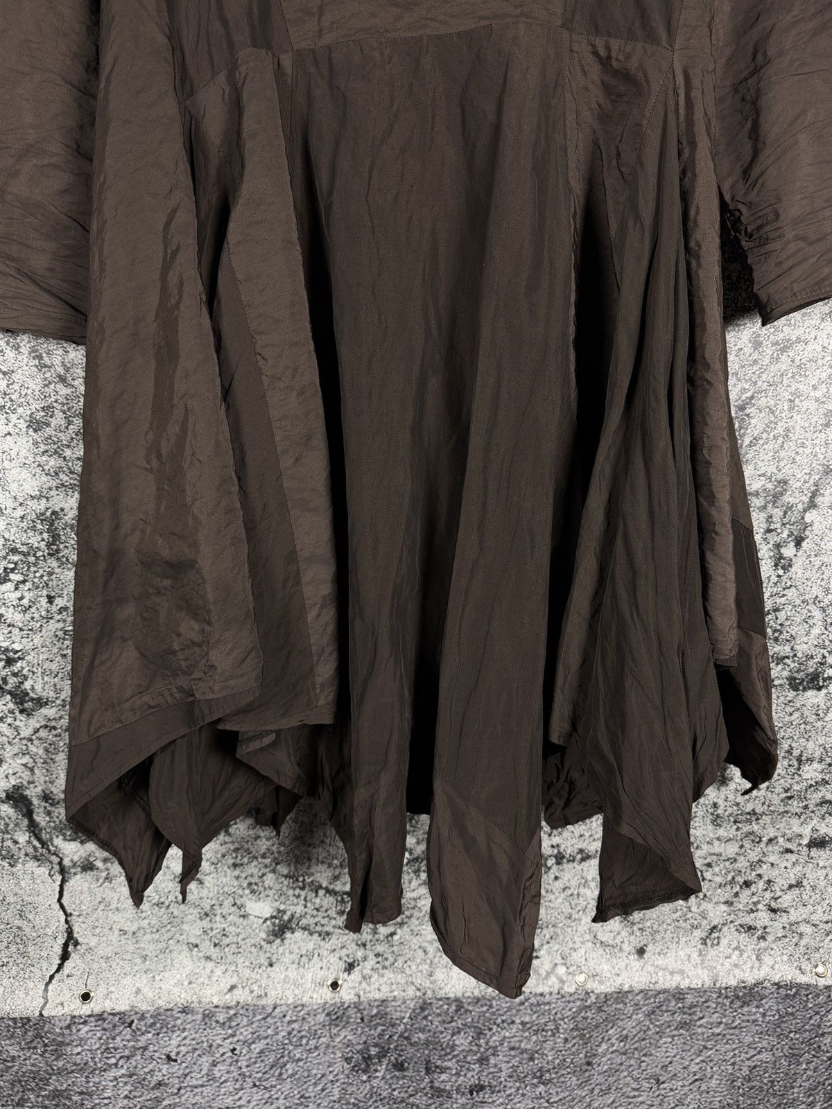 Other Champagne Made In Germany Oversized Draped Coat Jacket Brown Size ONE SIZE - 13 Thumbnail