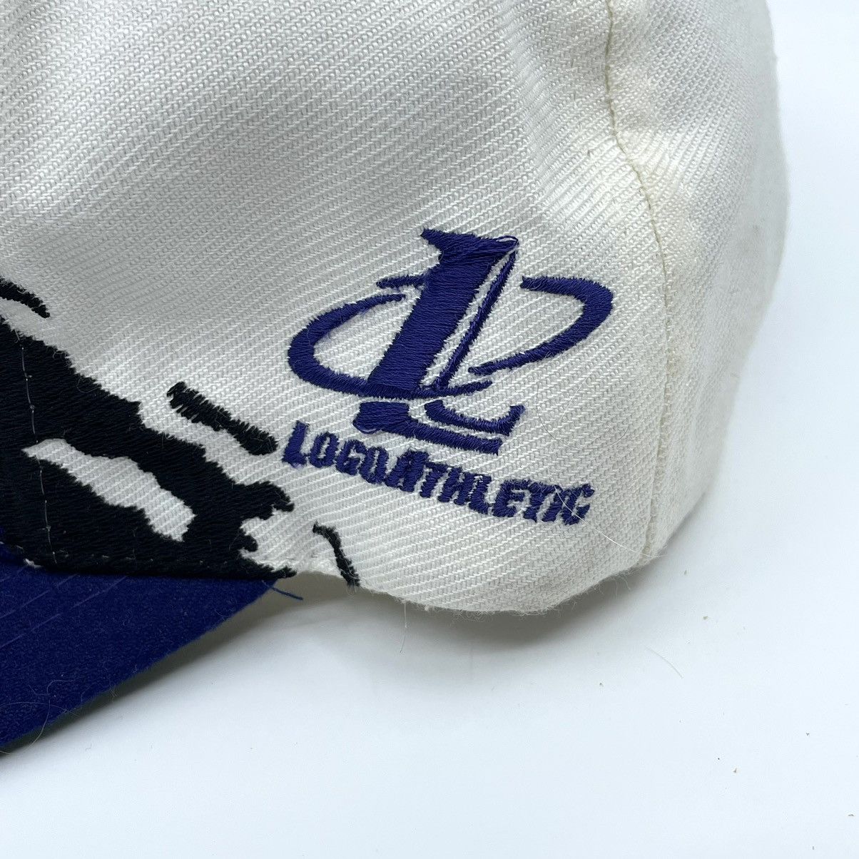 Logo Athletic × Vintage RARE Minnesota Vikings NFL Pro Line Splash Wool Snapback Hat Size ONE SIZE - 3 Thumbnail