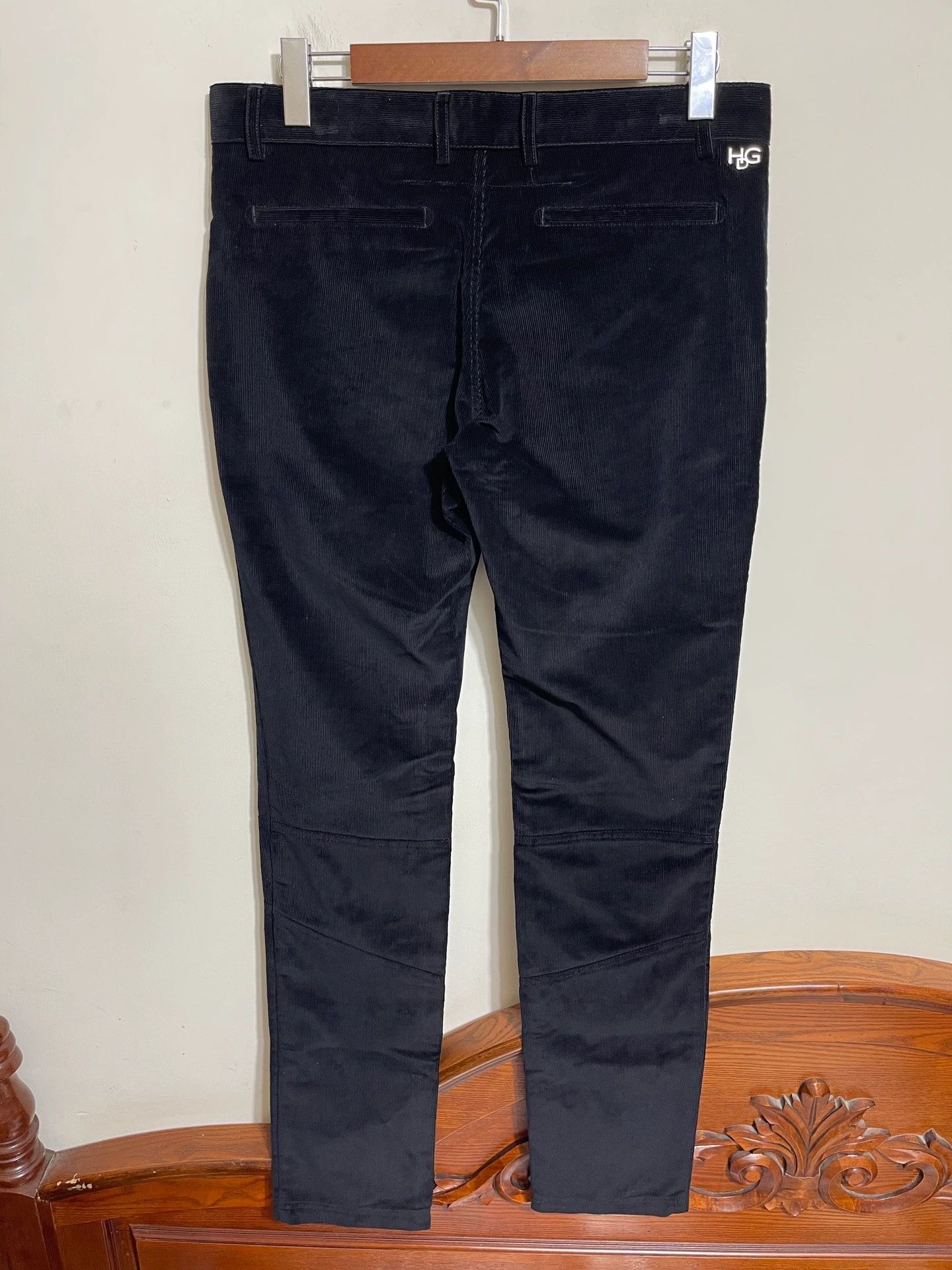 Givenchy Givenchy Black Corduroy Slim Trousers 50 Size US 34 / EU 50 - 2 Thumbnail