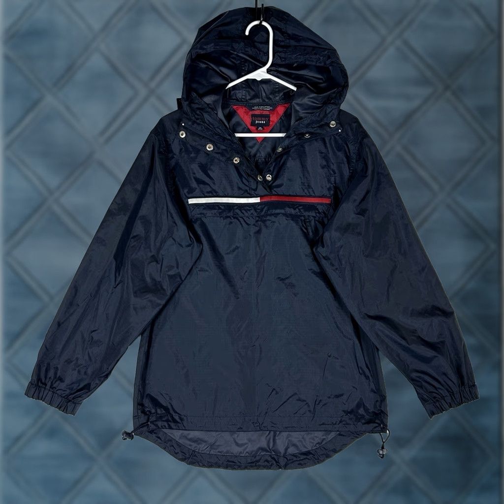 Tommy Bahama VINTAGE Tommy Bahama Windbreaker Jacket Women XS Blue Snap Button Casual Long Sleeve Size XS / US 0-2 / IT 36-38 - 1 Thumbnail