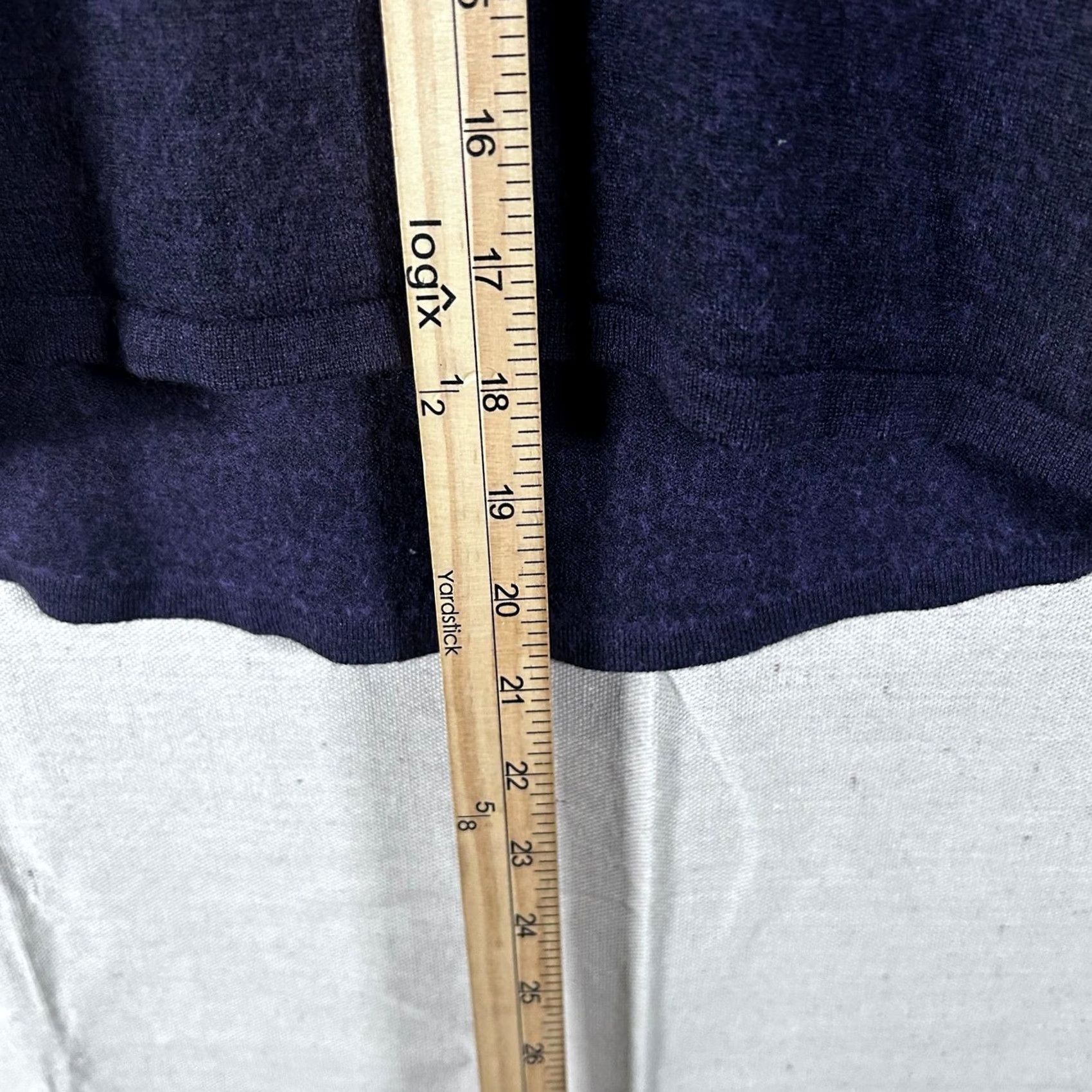 Vintage The Limited Womens Large Purple Merino Wool Blend Long Sleeve Knit Sweater Top Size L / US 10 / IT 46 - 5 Thumbnail