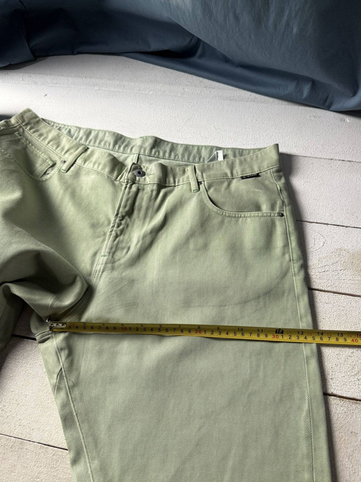 G-Star Retro 00s Avant Garde G-Star RAW 3D Tapered Mint Green Jeans Size US 36 / EU 52 - 24 Thumbnail