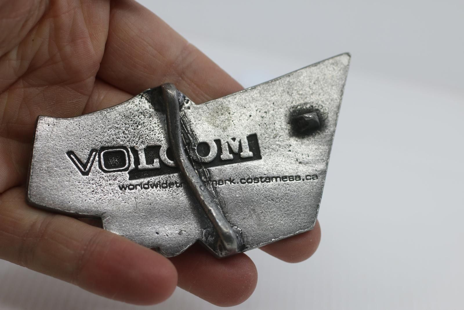 Volcom Volcom Metal Belt Buckle – Skate Streetwear Cast Logo Buckle Size ONE SIZE - 4 Thumbnail