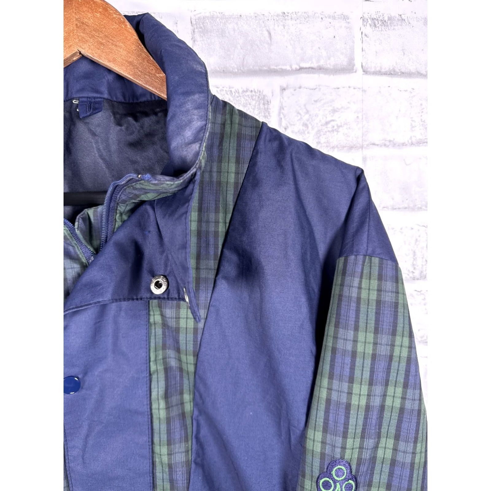 Rains VINTAGE ProQuip Jacket Mens M Blue Green VTG GORE TEX Weather Wear GOLF RAIN Classic Plaid Size US M / EU 48-50 / 2 - 2 Thumbnail