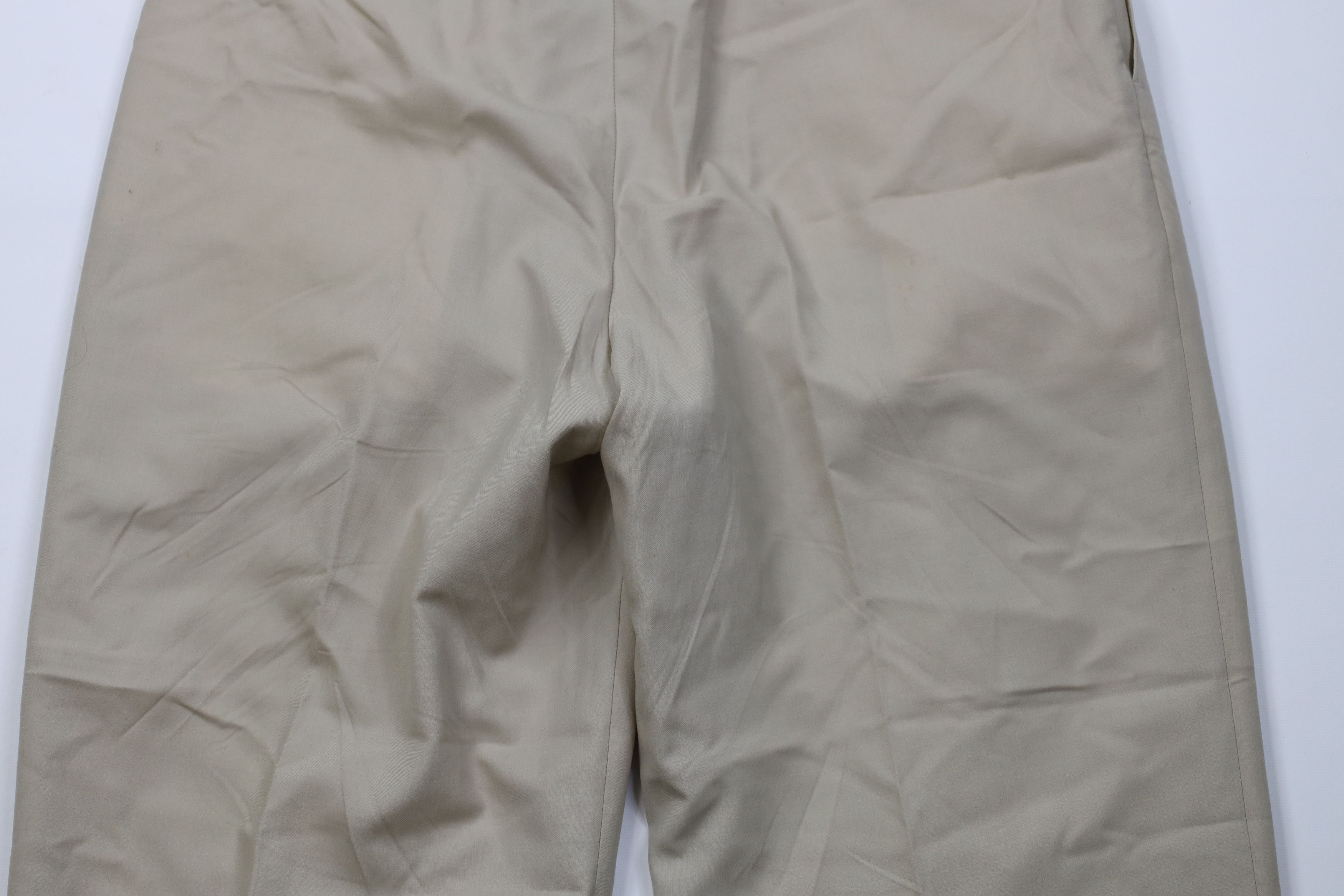 Pierre Balmain Vintage 90s Pierre Balmain Wool Knit Wide Leg Chino Pants Size US 35 - 12 Thumbnail