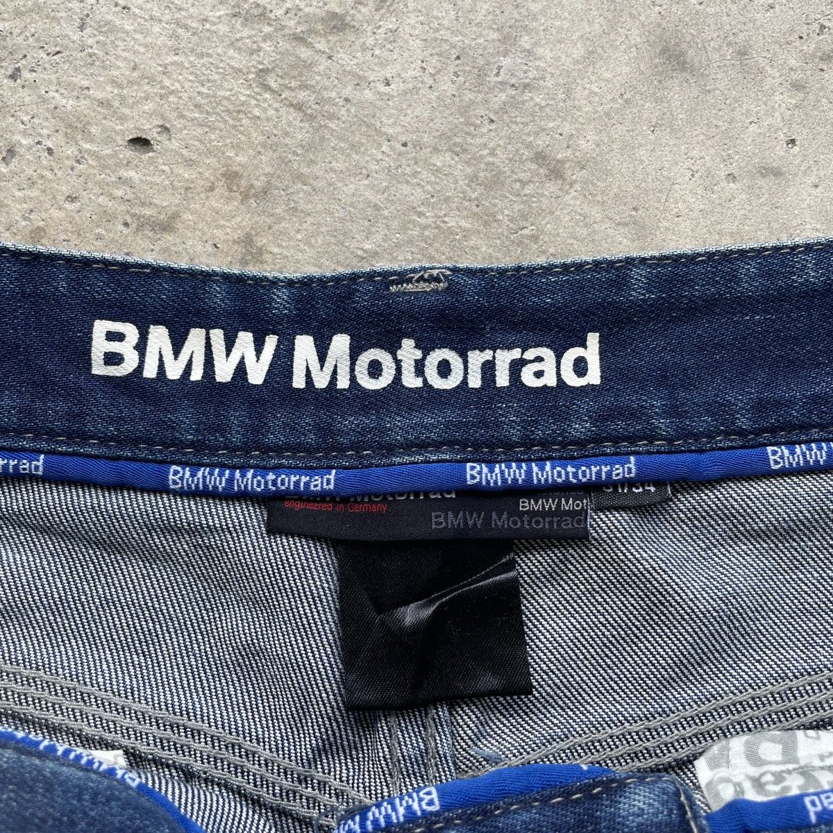 Faded Glory W33💥 BNW Motorrad Stonewash Jeans Faded Denim Pants Size US 33 - 7 Thumbnail