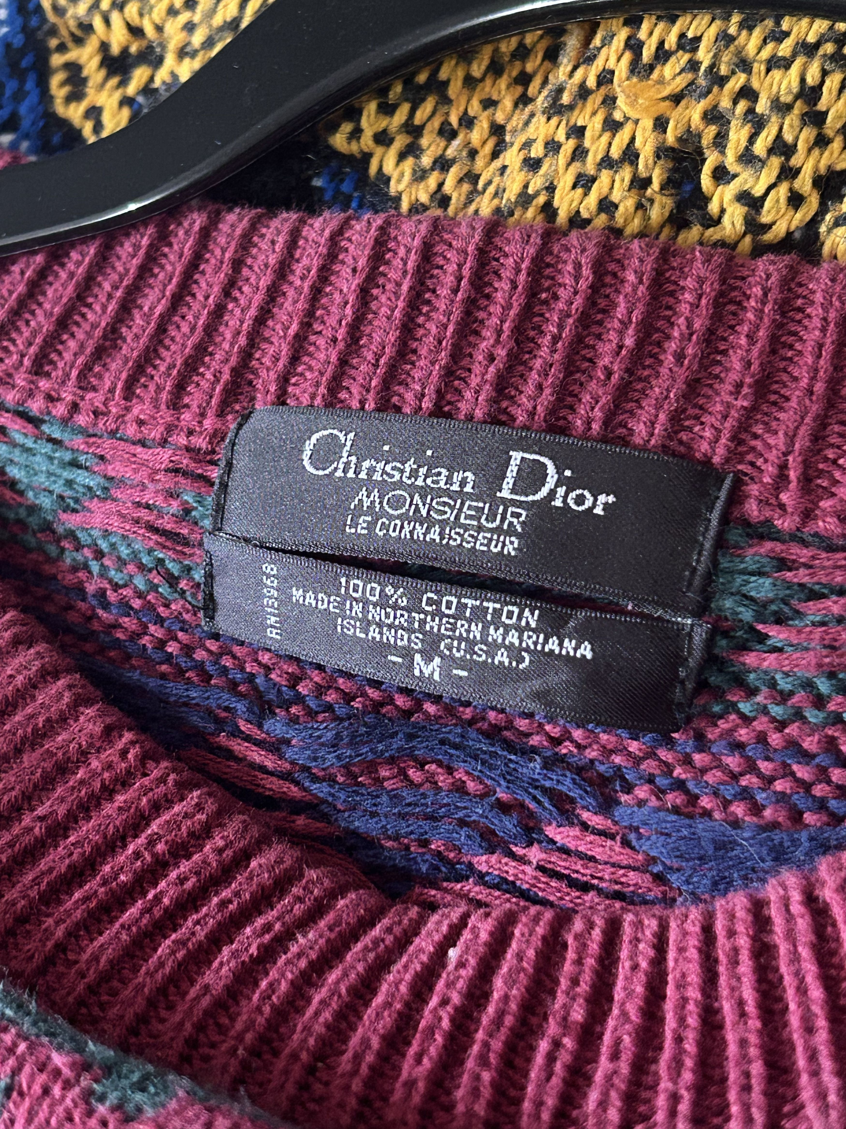 Christian Dior Monsieur × Vintage Knit Sweater Size US M / EU 48-50 / 2 - 4 Thumbnail