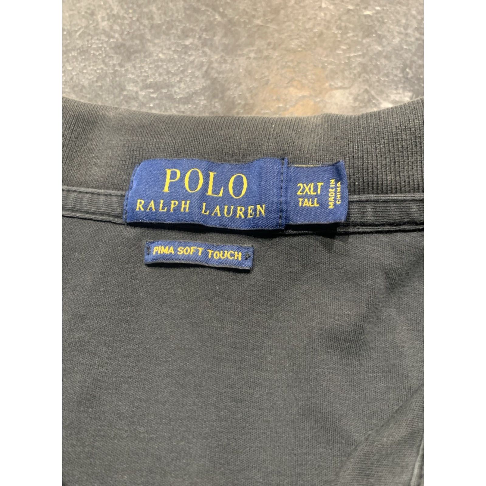 Polo Ralph Lauren Vintage Polo Ralph Lauren Golf Shirt Men 2XLT Black Cotton Big & Tall Size US XXL / EU 58 / 5 - 7 Thumbnail