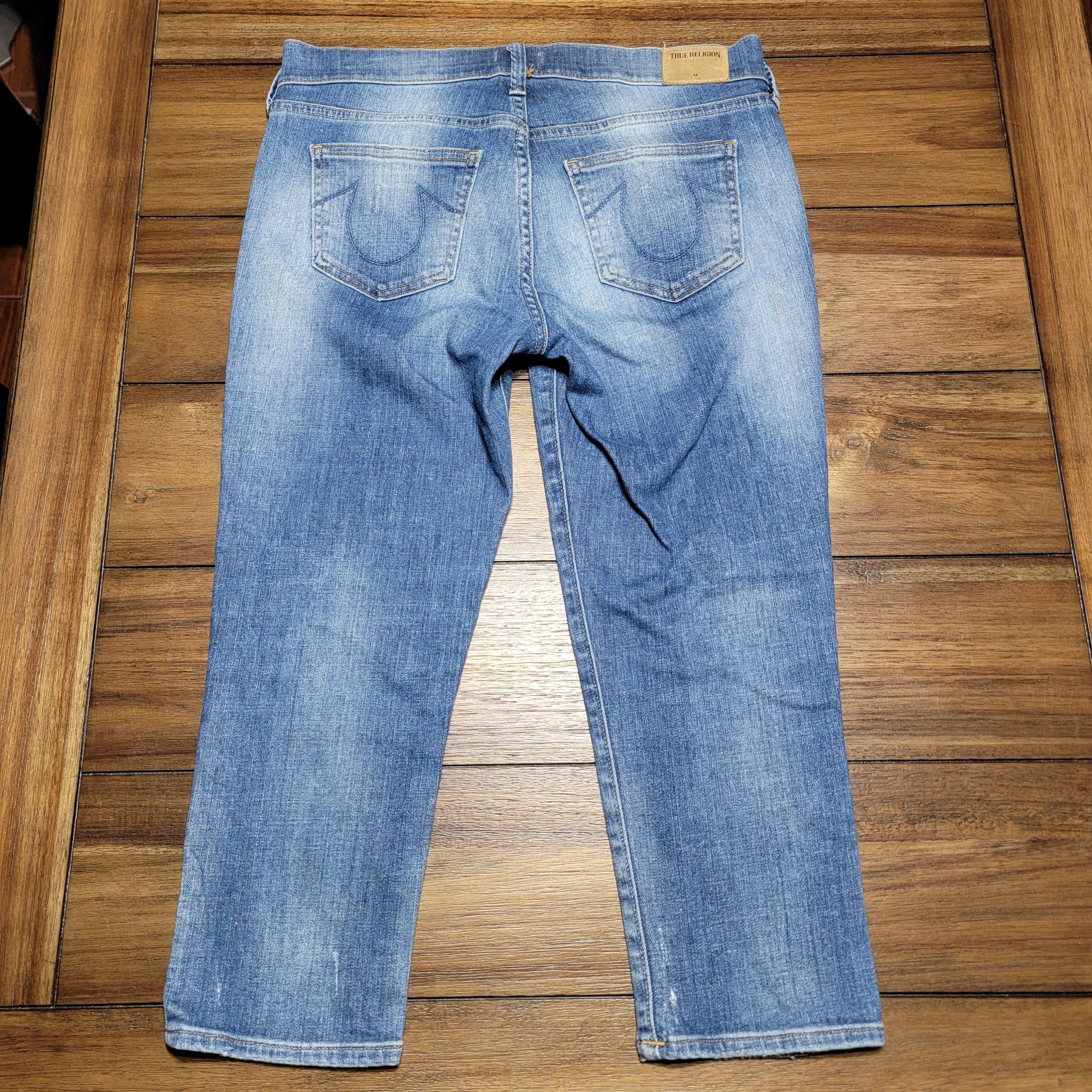 True Religion True Religion Halle Mid Rise Super Skinny Denim Capris - 29 Size 29" - 3 Thumbnail