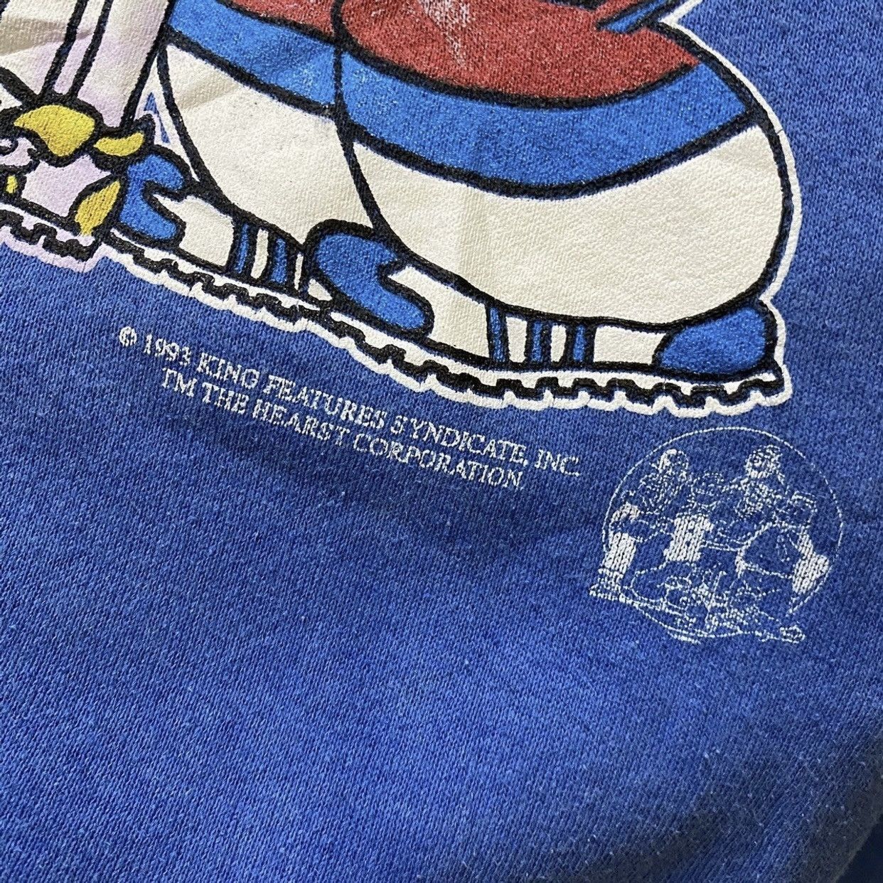 Cartoon Network × Vintage VINTAGE 1993 Popeye, Bluto, Olive And Gangs Super Bowl Size US M / EU 48-50 / 2 - 4 Thumbnail