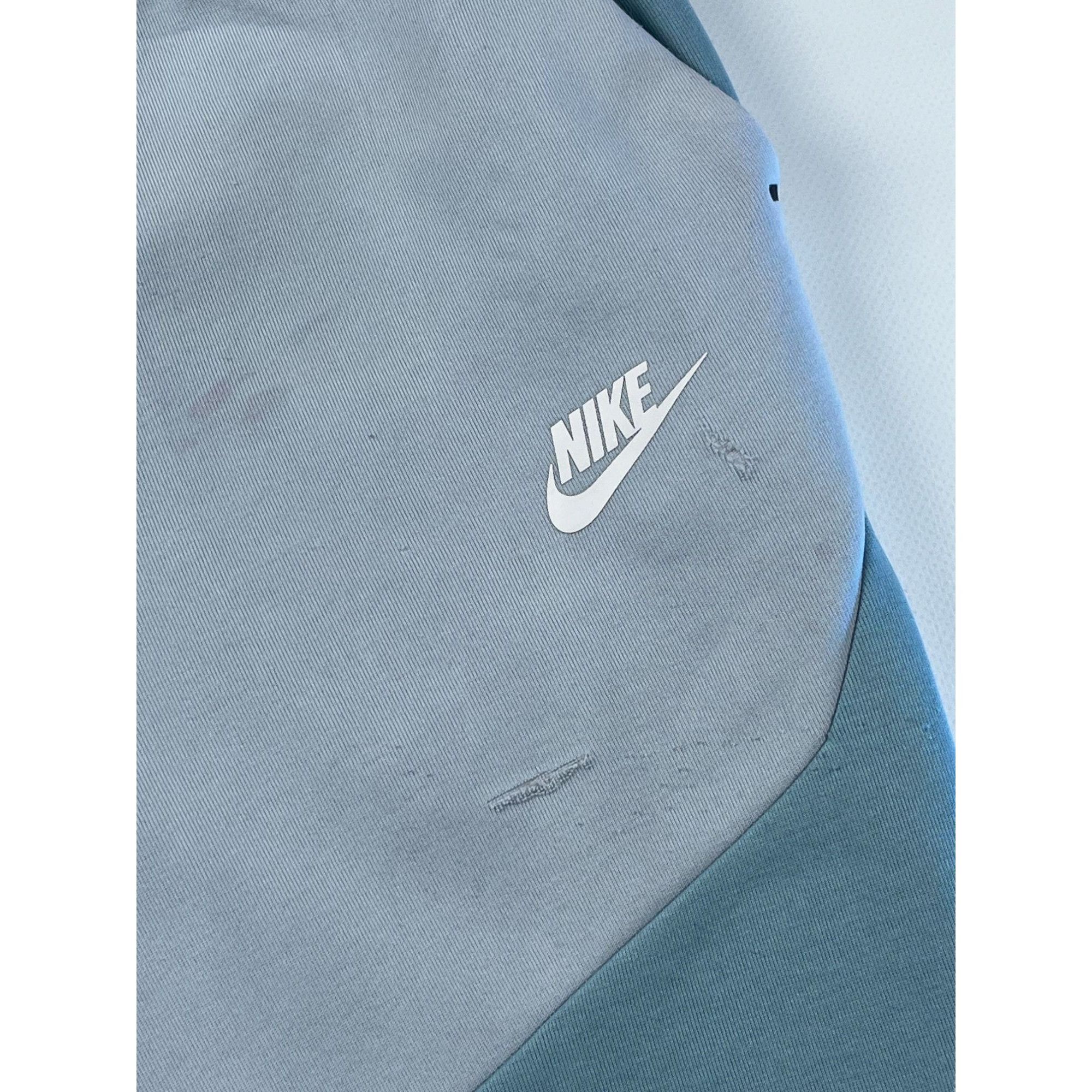 Nike Nike Tech Fleece Joggers Blue & Gray Mens Size M Size US 32 / EU 48 - 4 Thumbnail