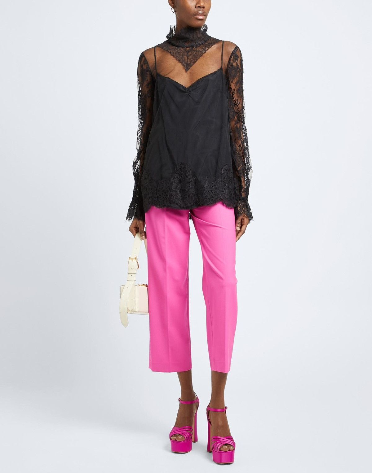 Gucci Gucci Black Tulle Lace Shirt Size XS / US 0-2 / IT 36-38 - 10 Thumbnail
