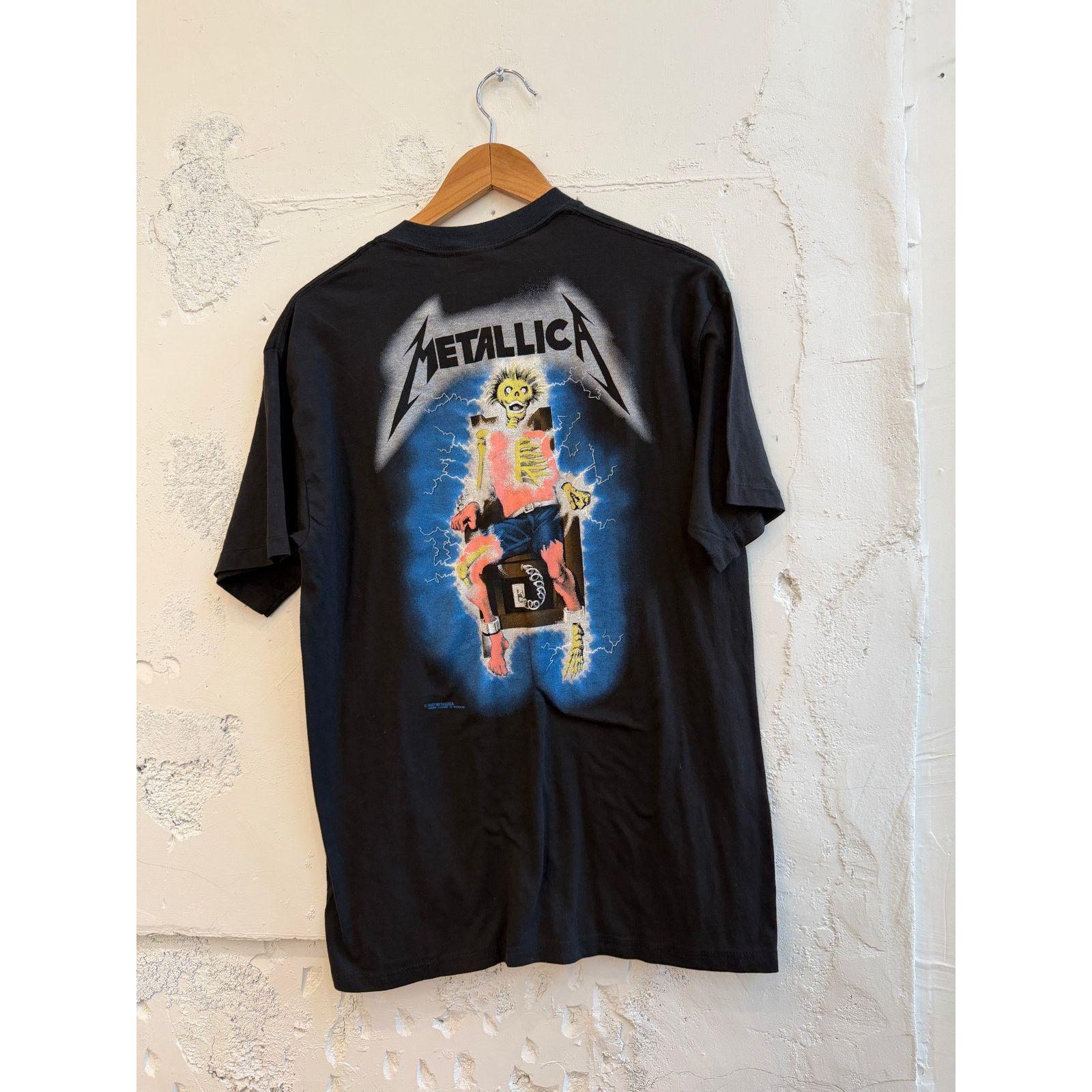 Metallica Vintage Metallica 1987 Ride the Lightning Tee Size US XL / EU 56 / 4 - 2 Thumbnail
