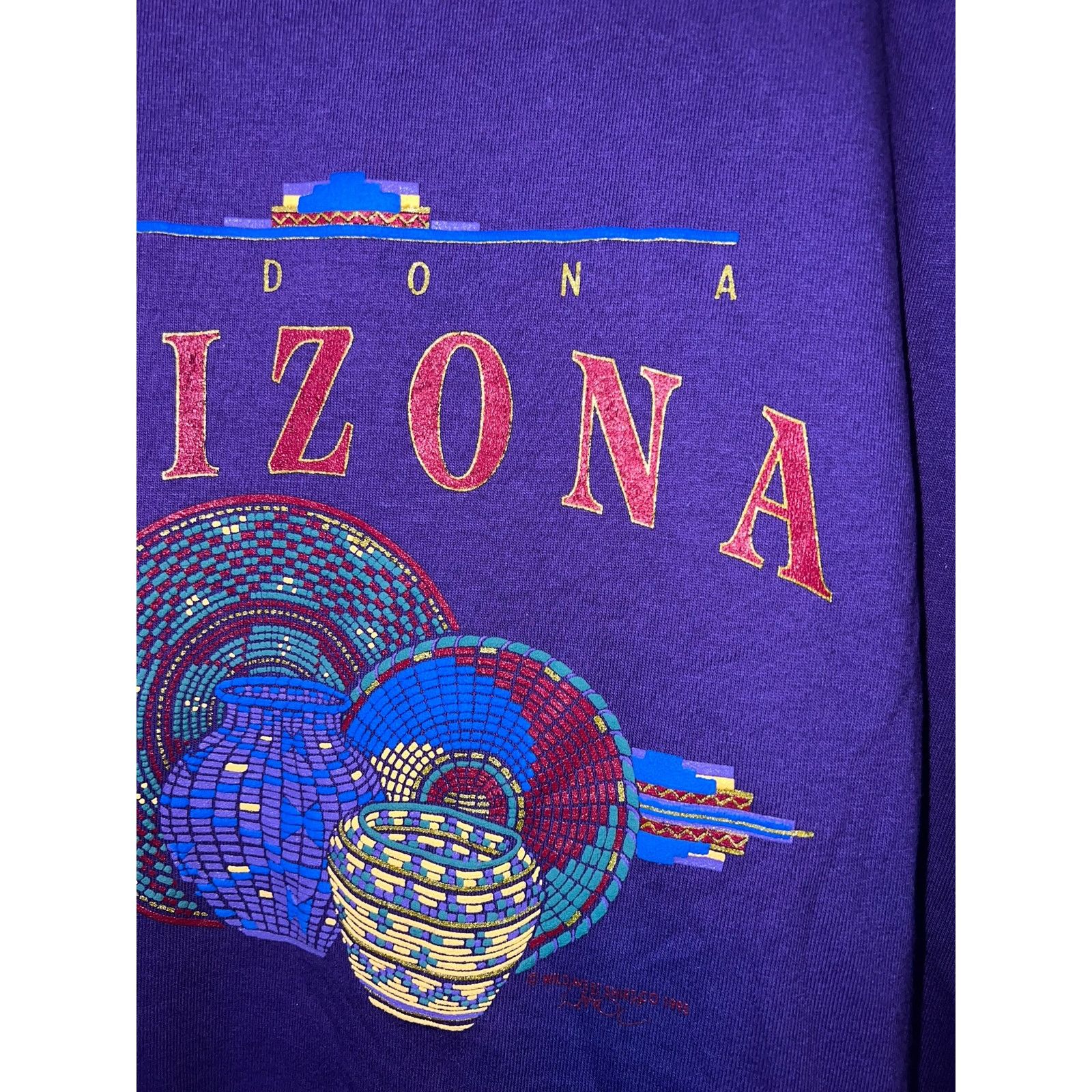 Jerzees Vintage Sedona Native American Shirt Arizona Tee VTG 90s L Size US L / EU 52-54 / 3 - 4 Thumbnail