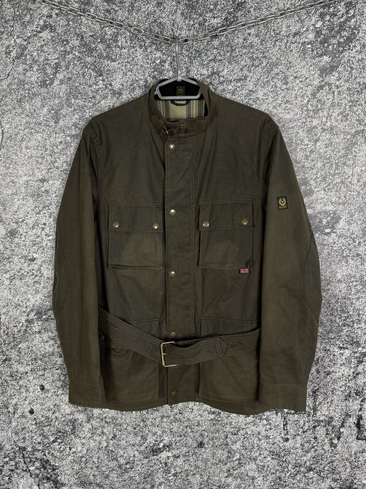 Belstaff Belstaff Waxed Jacket England Wax Biker Vintage Size 48 Size US M / EU 48-50 / 2 - 1 Thumbnail