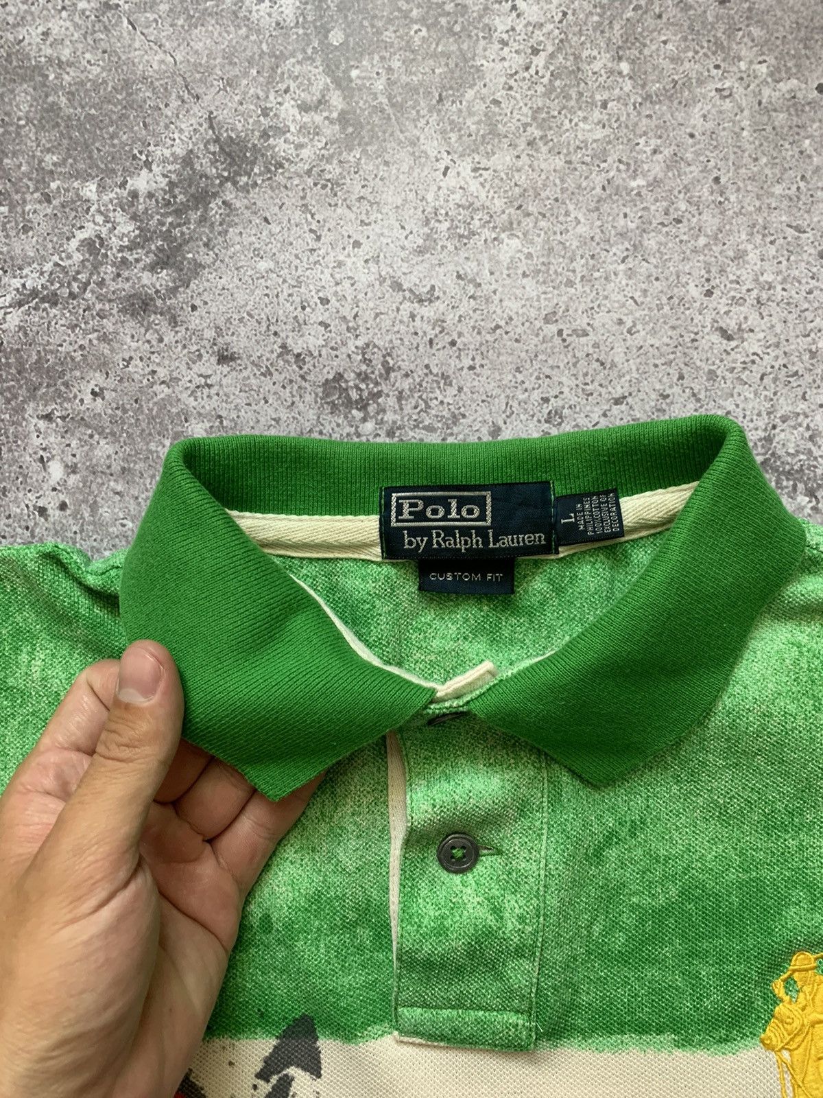 Polo Ralph Lauren Polo Ralph Lauren Custom Fit Big Pony Rugby Size US L / EU 52-54 / 3 - 4 Thumbnail