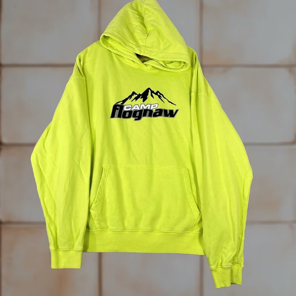Golf Wang Camp Flog Gnaw 2023 Lineup Hoodie Mens Large Neon Yellow Golf Wang Graphic Logo Size US L / EU 52-54 / 3 - 1 Thumbnail