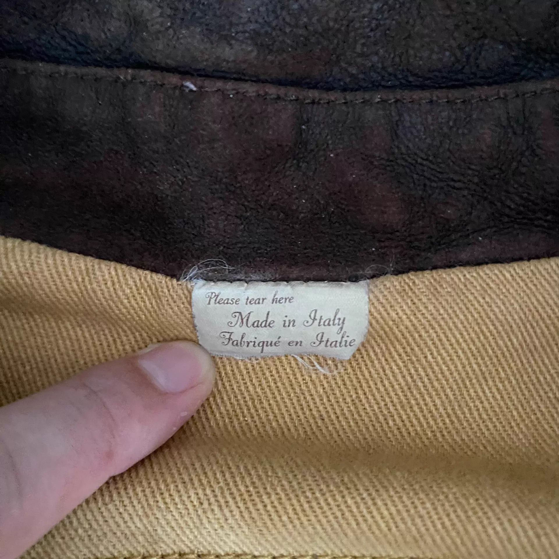 Levi's Levi's LVC 1940s Distressed Dark Brown Lambskin S Size US S / EU 44-46 / 1 - 7 Thumbnail