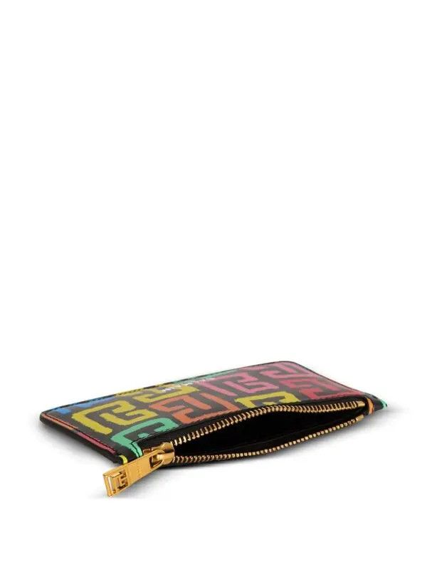 Balmain o1s1wg111025 Size: OS/Pb Labyrinth Cardholder in Black/Multi Size ONE SIZE - 3 Thumbnail