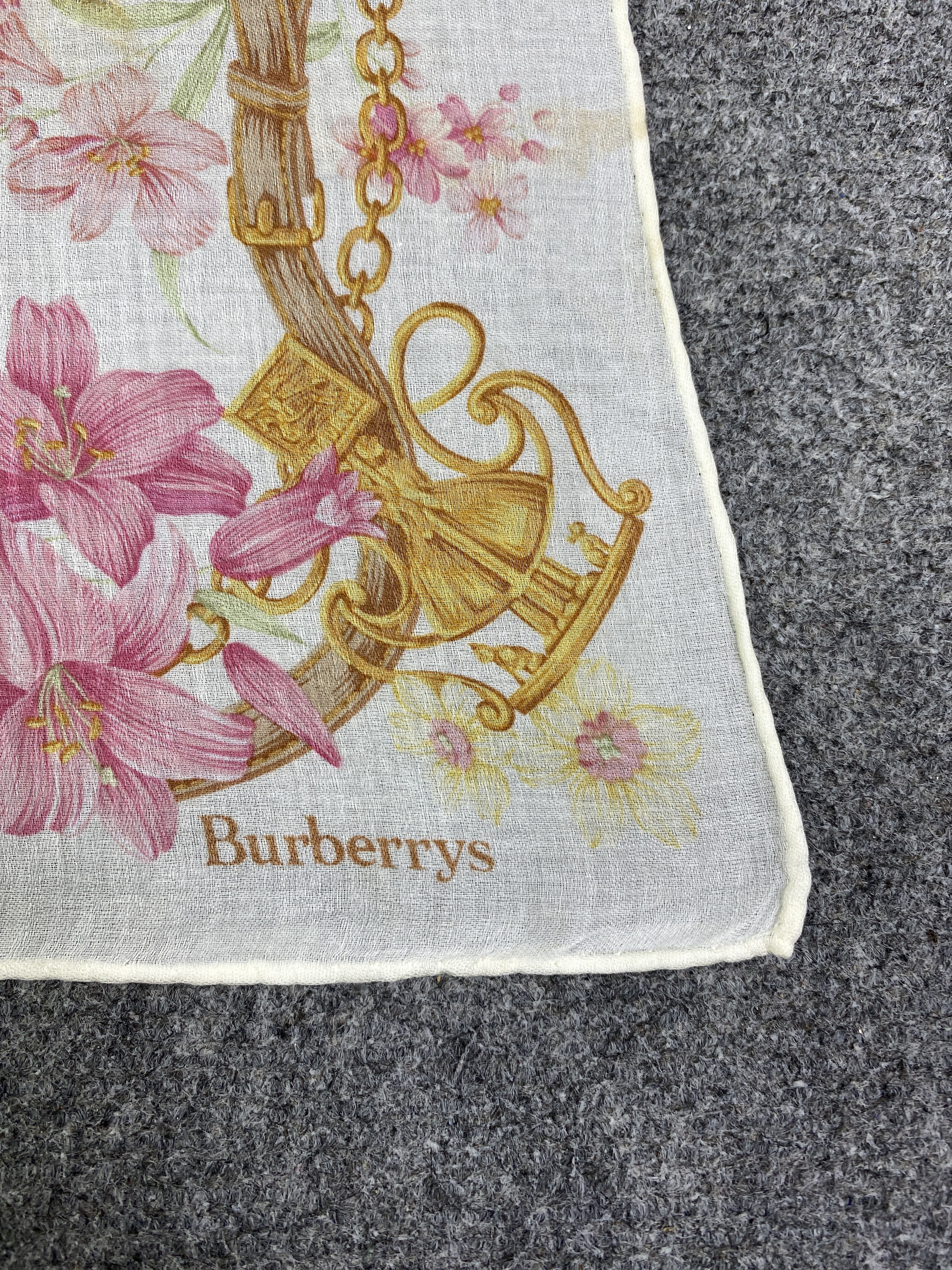 Burberry Vintage Burberry Handkerchief / Neckerchief HKC1032 Size ONE SIZE - 5 Thumbnail