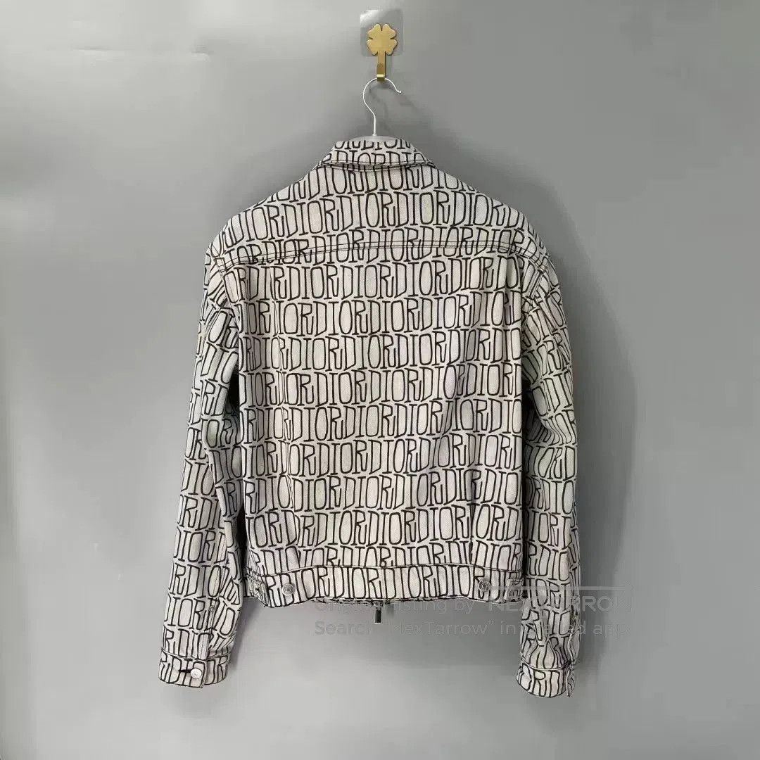 Dior Dior Logo Print Denim Jacket. Size US M / EU 48-50 / 2 - 2 Thumbnail