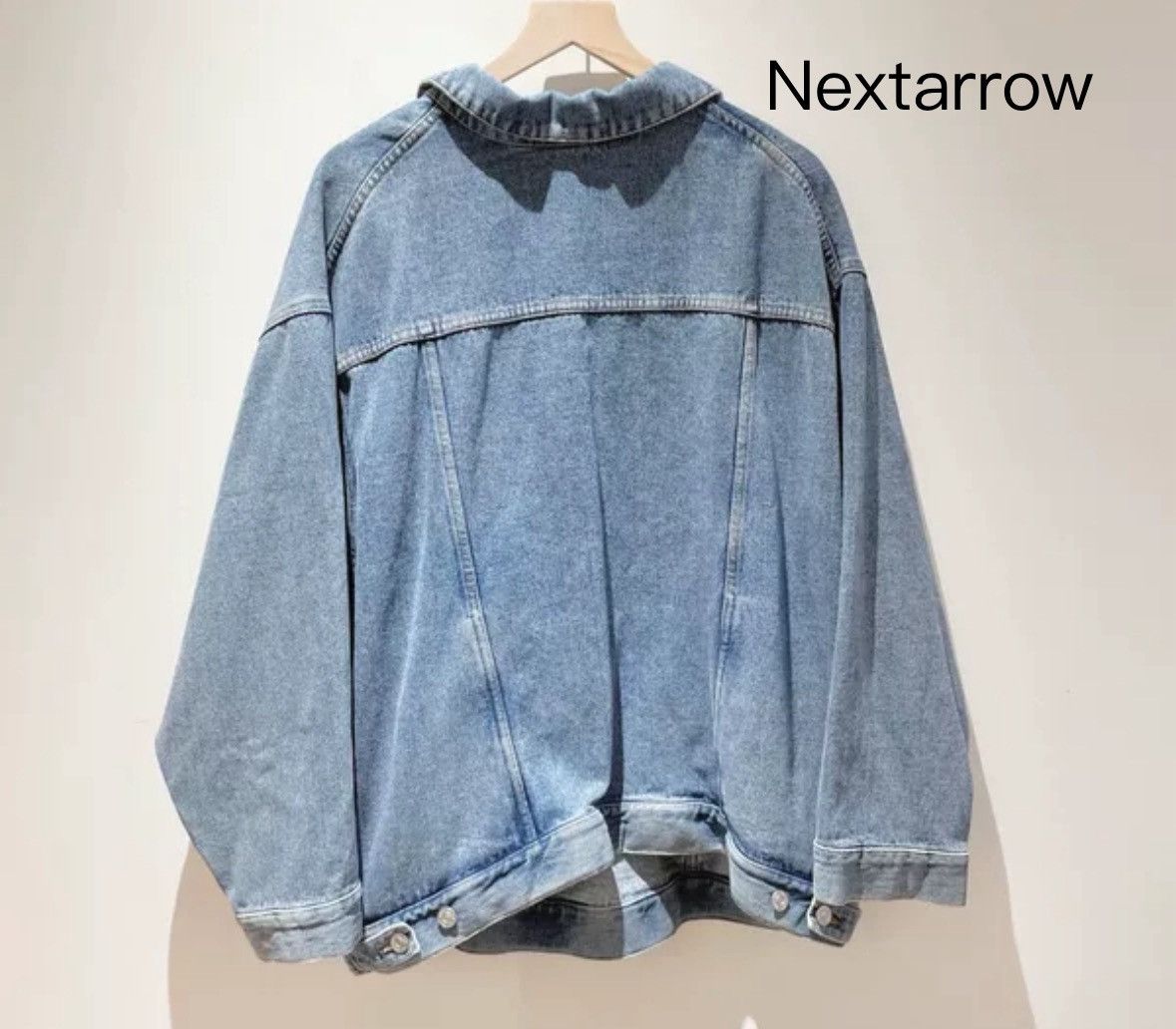 Balenciaga Balenciaga solid color V-neck denim jacket2412-Nextarrow Size XS / US 0-2 / IT 36-38 - 2 Thumbnail