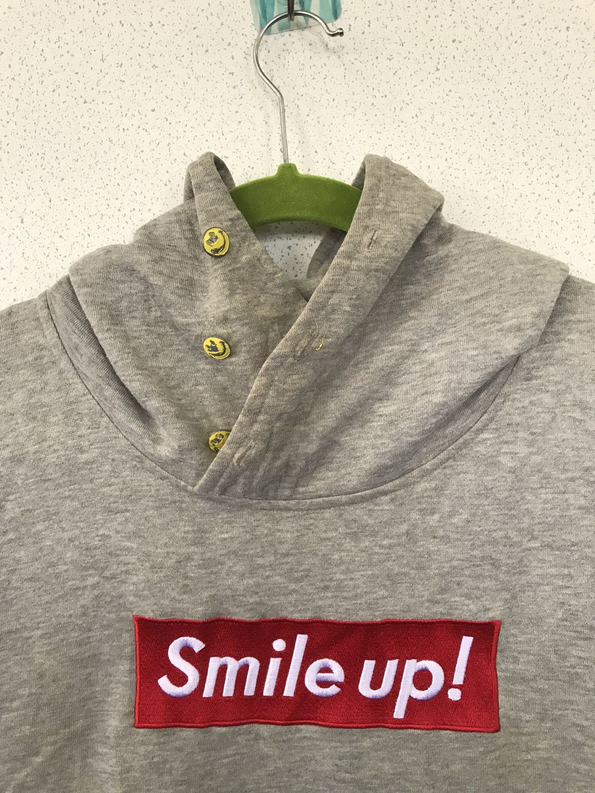 Japanese Brand Up! Smiley Vintage Pullover Hoodie Size US M / EU 48-50 / 2 - 7 Thumbnail
