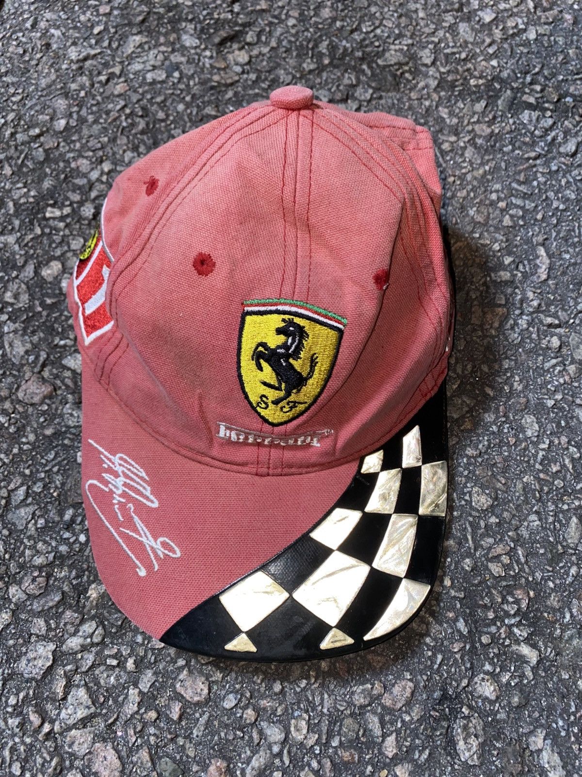 Ferrari Rare Vintage Hats Ferrari x Nascar Vintage Y2K 1996 Original Size ONE SIZE - 2 Thumbnail