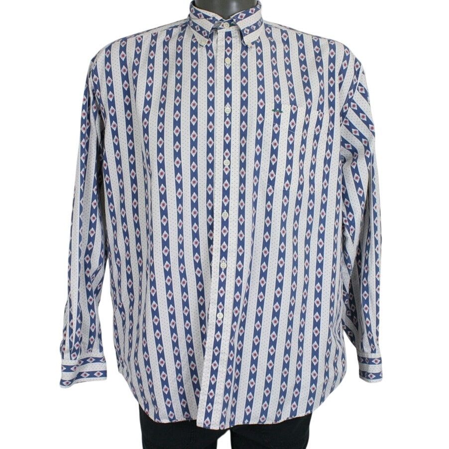 Tommy Hilfiger × Vintage Vintage 90s Tommy Hilfiger Aztec Geometric Striped Pattern Size US L / EU 52-54 / 3 - 1 Thumbnail