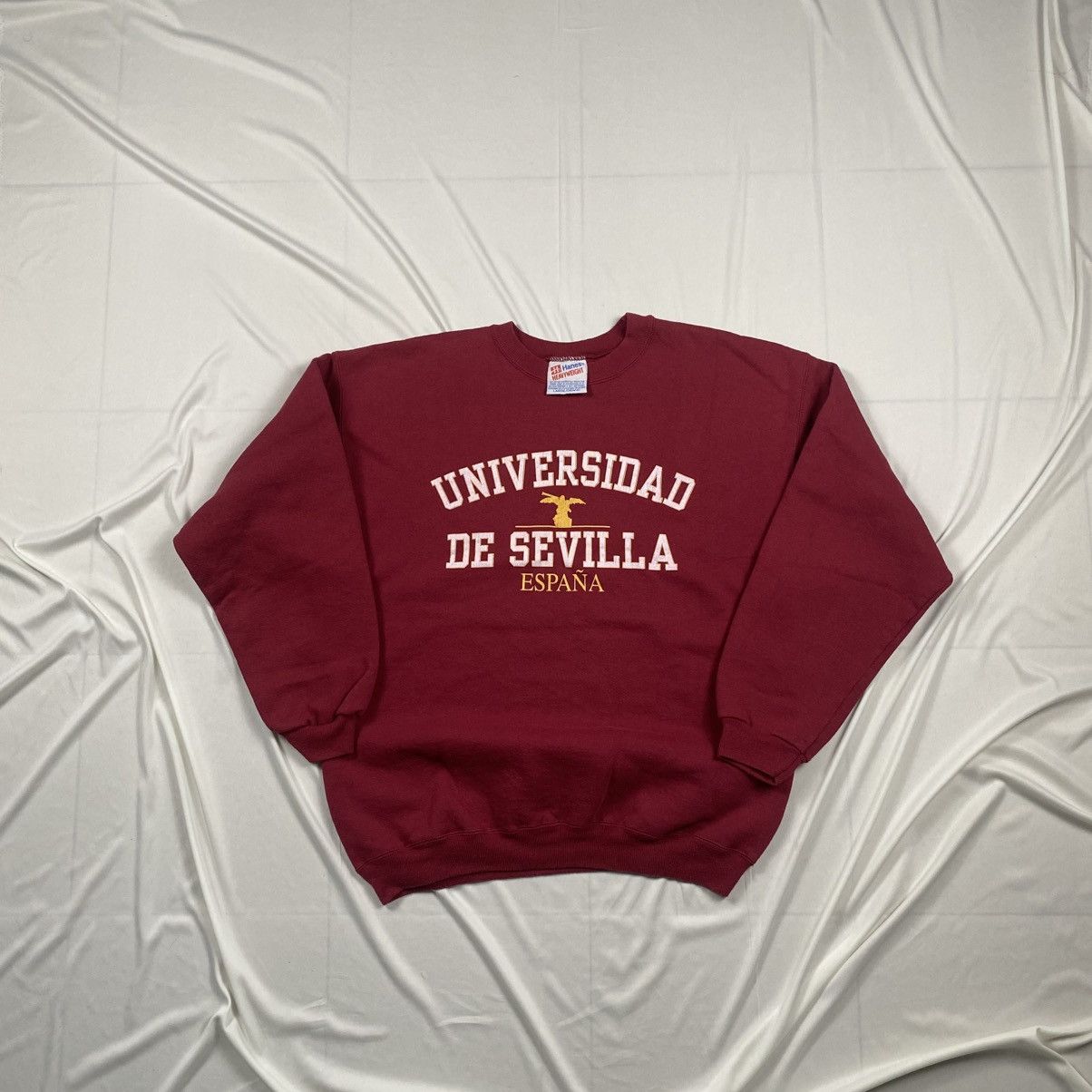 Vintage 90s Universidad de Sevilla Spain Uni Crewneck