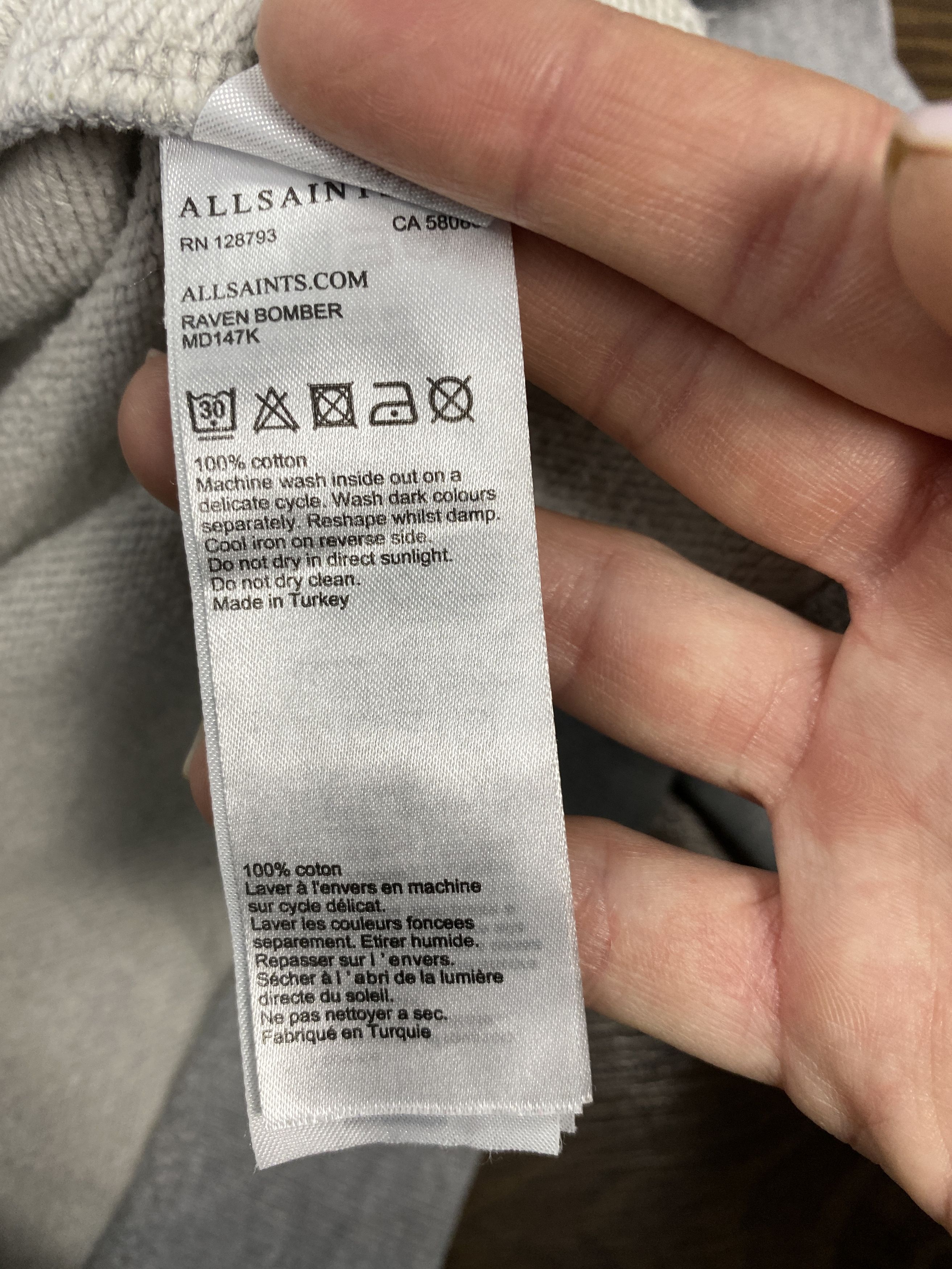 Allsaints Allsaints vintage bomber jacket y2k hoodie Size US M / EU 48-50 / 2 - 6 Thumbnail
