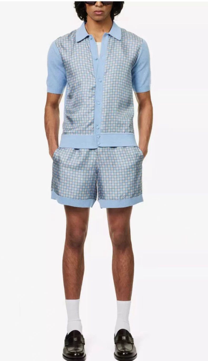 Amiri Amiri Wool Phoxinus phoxinus subsp. phoxinus silk polo sho Size US S / EU 44-46 / 1 - 7 Thumbnail