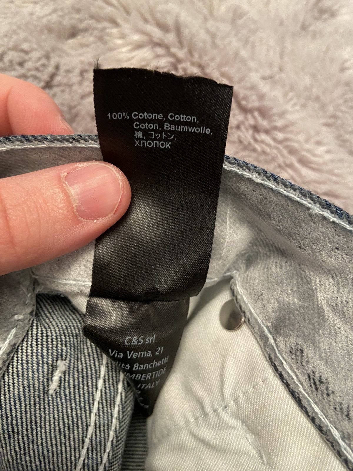 PDF PDF Channel Fat Angelo flock pant Size US 31 - 16 Thumbnail