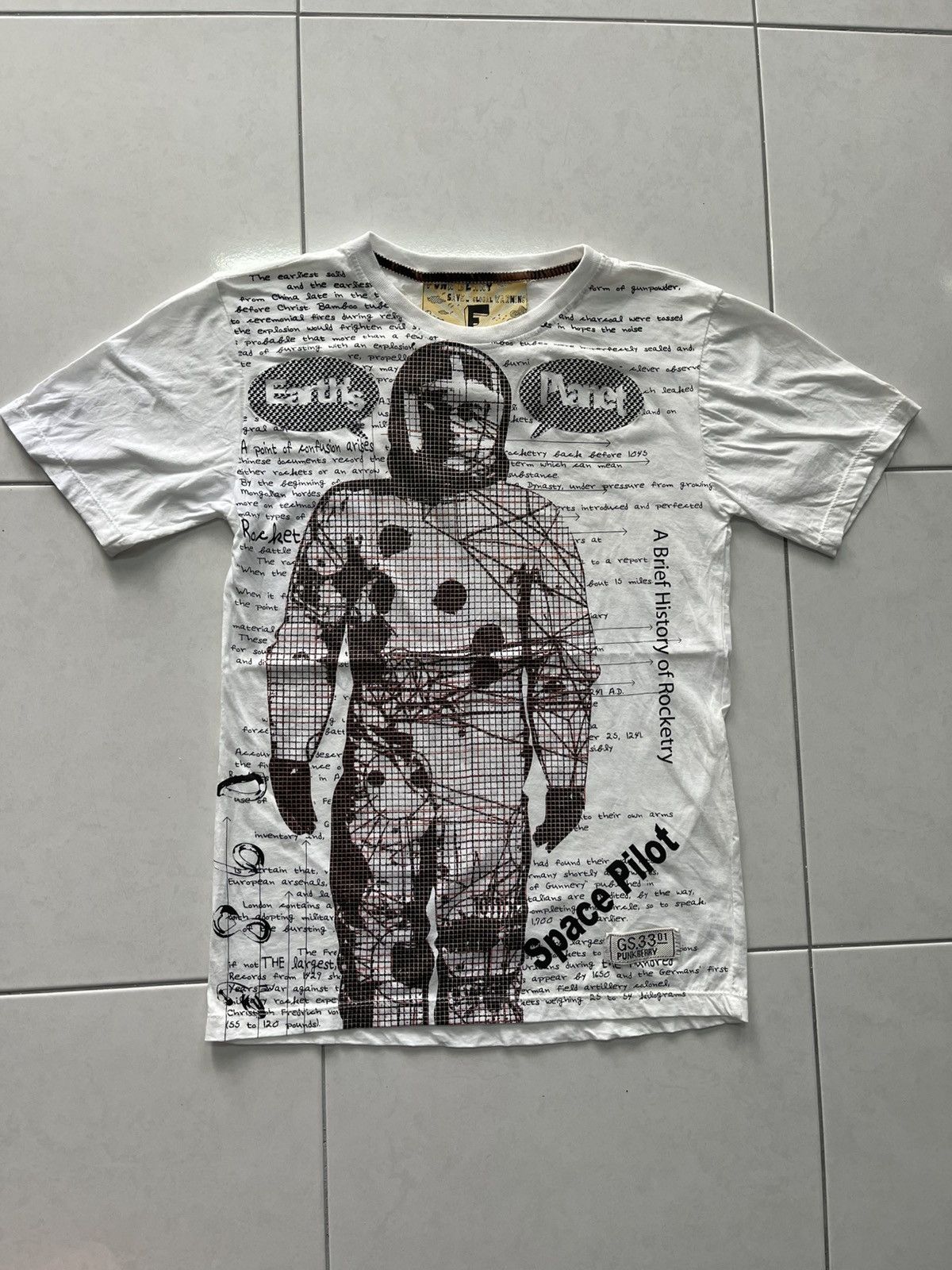 Vintage VINTAGE PUNK BERRY SPACE PILOT TEE VERY RARE Size US M / EU 48-50 / 2 - 1 Thumbnail