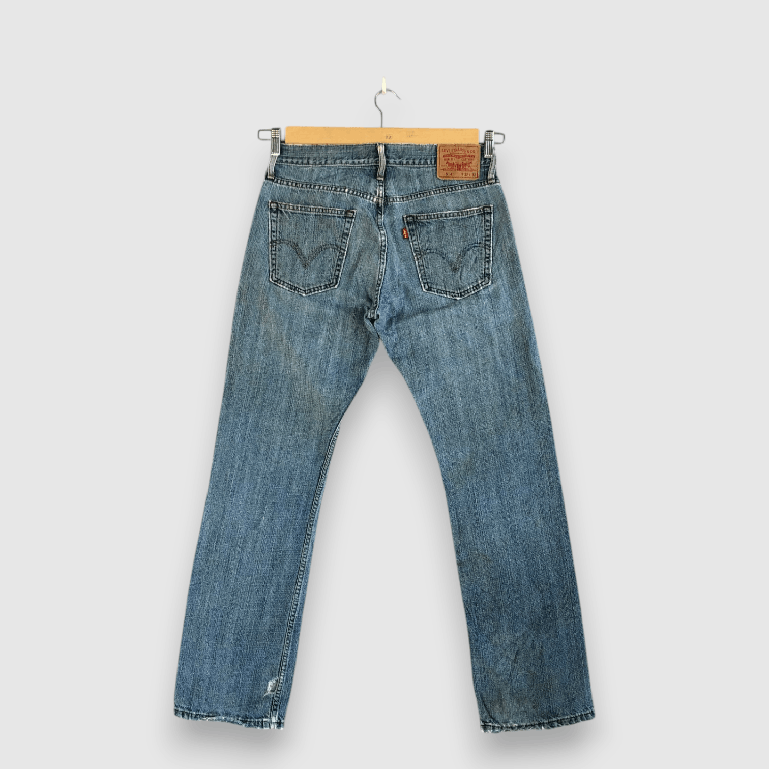 Levi's Vintage Y2K Levis Flare Jeans Levi's Faded Light Wash Denim Size US 32 / EU 48 - 2 Thumbnail
