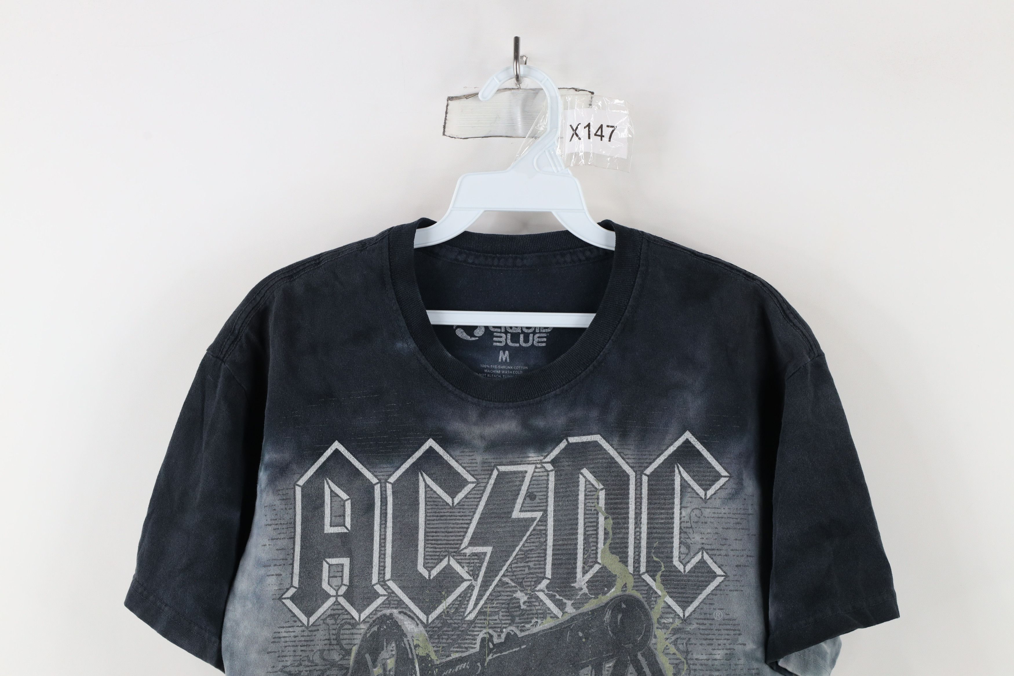 Liquid Blue × Vintage Y2K Liquid Blue For Those About To Rock ACDC Band T-Shirt Size US M / EU 48-50 / 2 - 2 Thumbnail