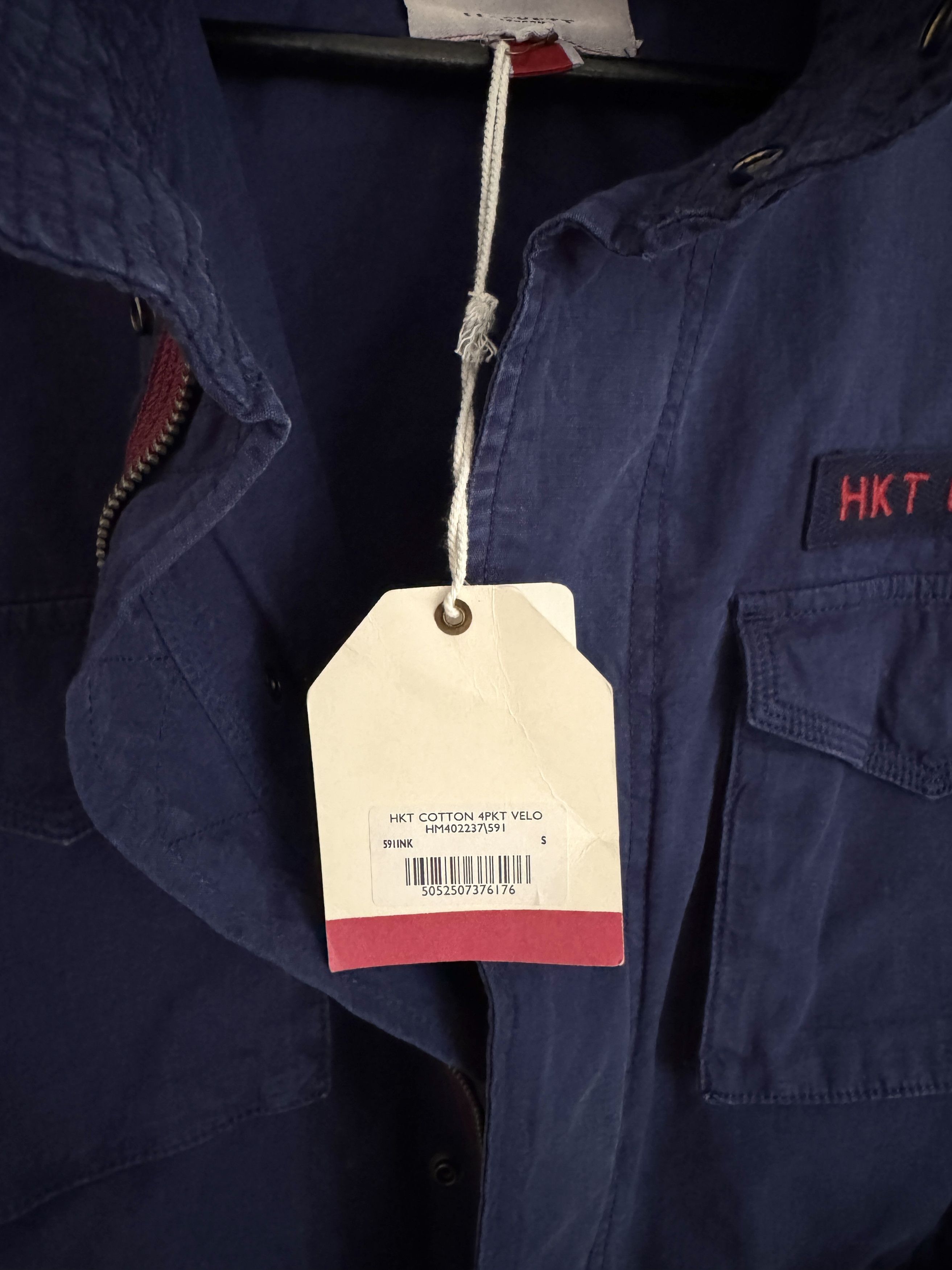 Hackett Hackett HKT London Cotton 4 Pocket Velo Jacket Navy S Size US S / EU 44-46 / 1 - 6 Thumbnail