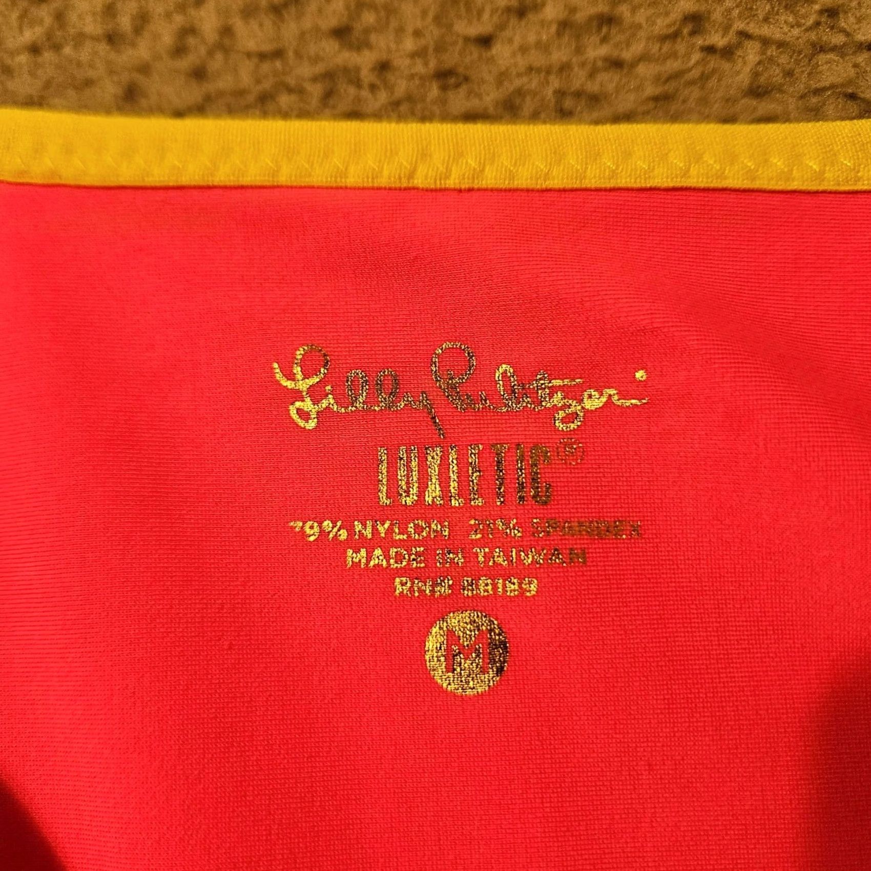 Lilly Pulitzer Lilly Pulitzer Luxletic Pink Long Sleeve 1/4 Zip Athletic Top M Womens Size M / US 6-8 / IT 42-44 - 3 Thumbnail