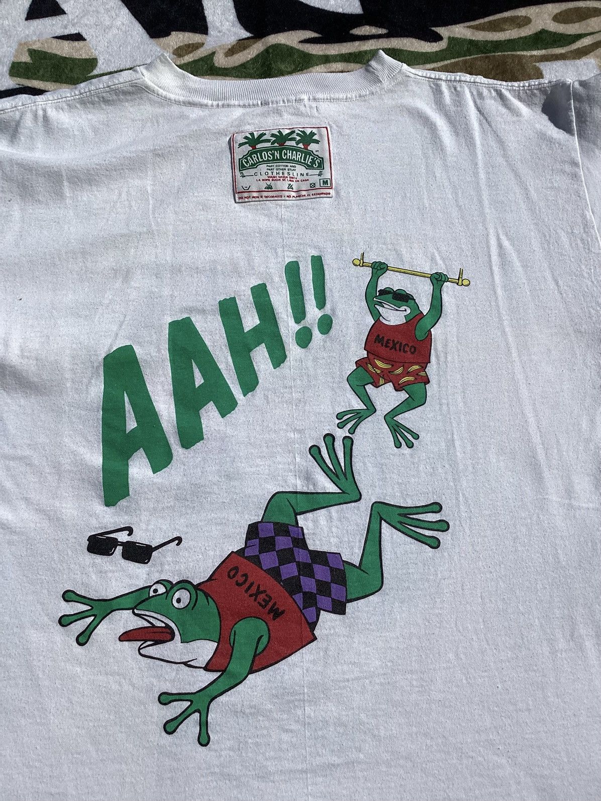 Other Vtg 90s senior frogs bar & grill Carmen Mexico tshirt Size US L / EU 52-54 / 3 - 4 Thumbnail