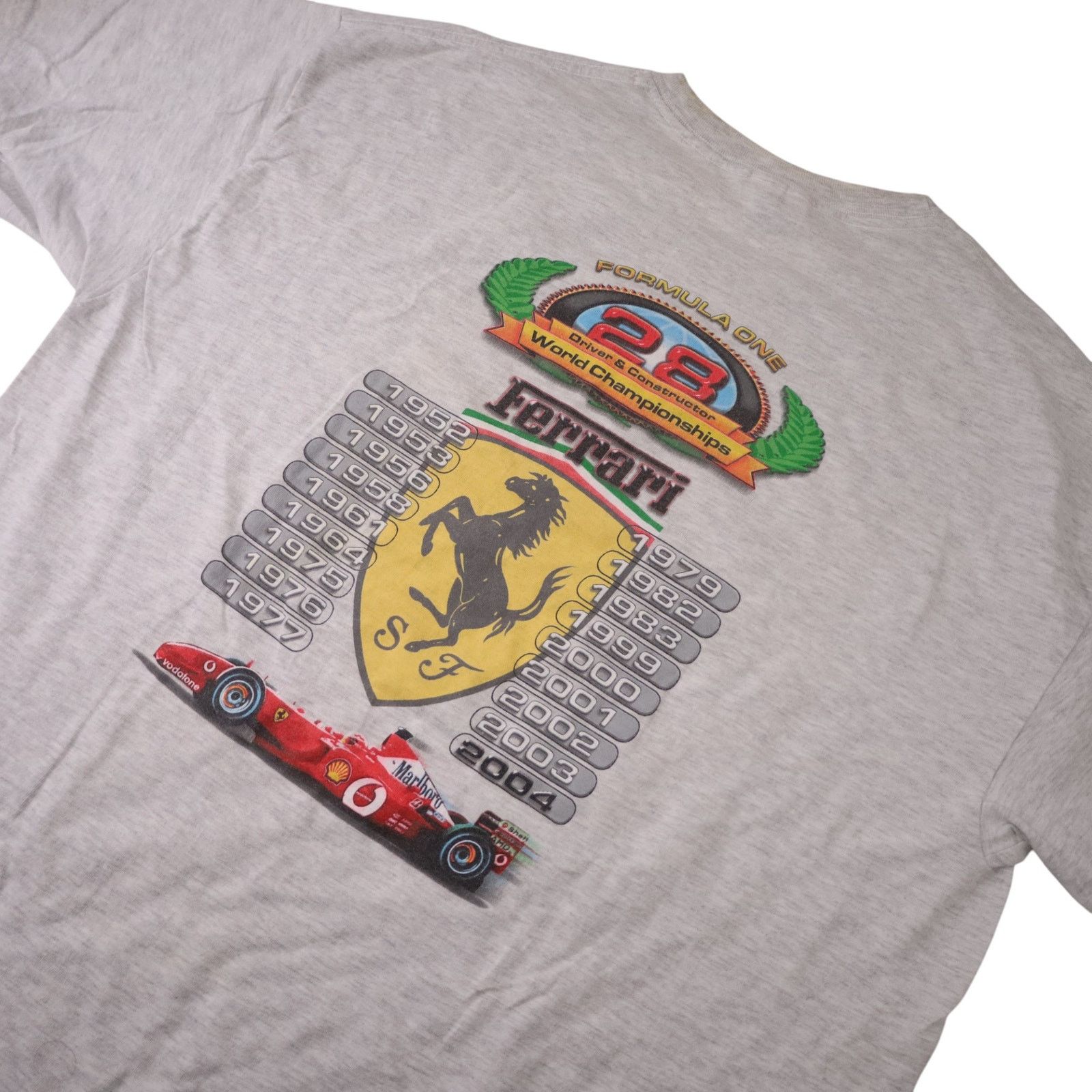 Ferrari × Rolex × Vintage VTG Rolex Ferrari Monterey Historic Races Graphic T Shirt Size US XL / EU 56 / 4 - 10 Thumbnail