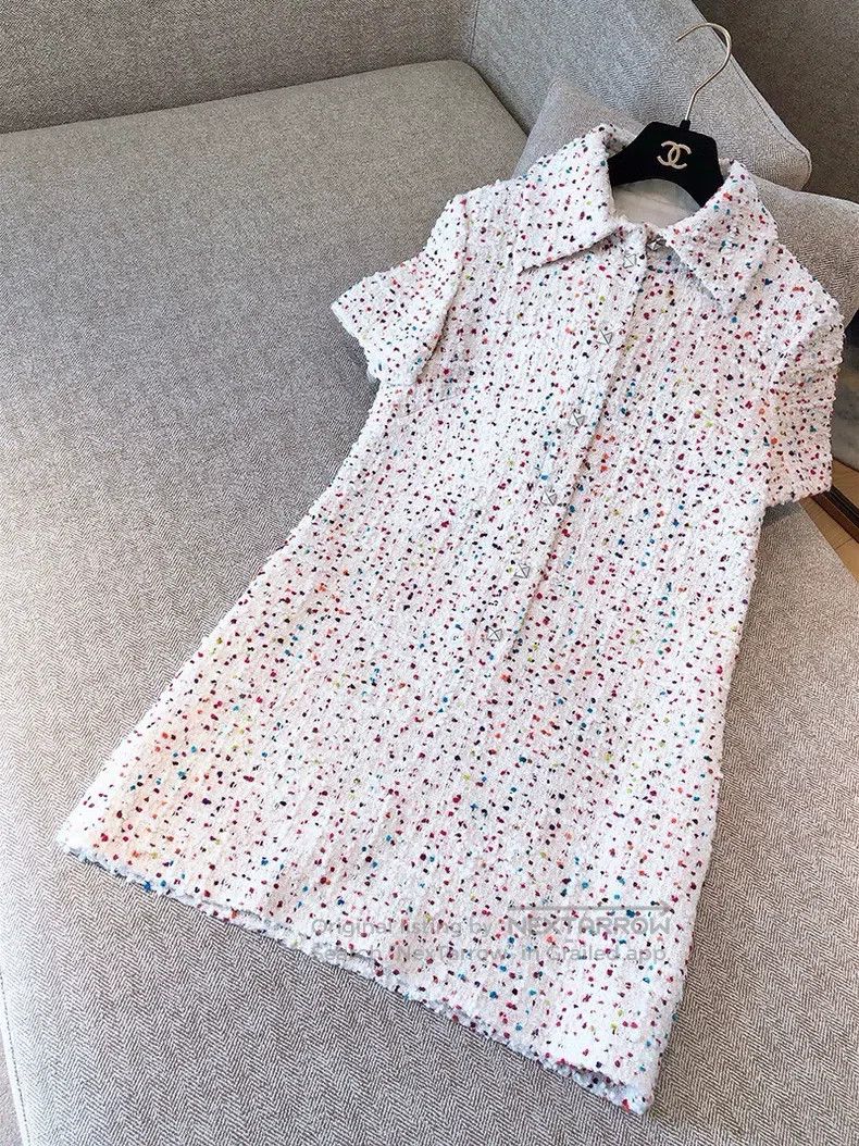 Valentino Valentino Colorful tweed dress Size M / US 6-8 / IT 42-44 - 1 Thumbnail