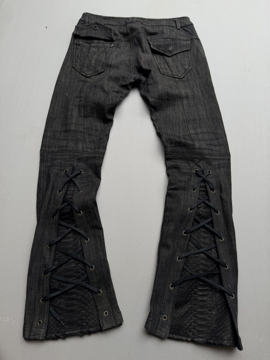 Japanese Brand DIESEL Flare jeans Size US 28 / EU 44 - 6 Thumbnail