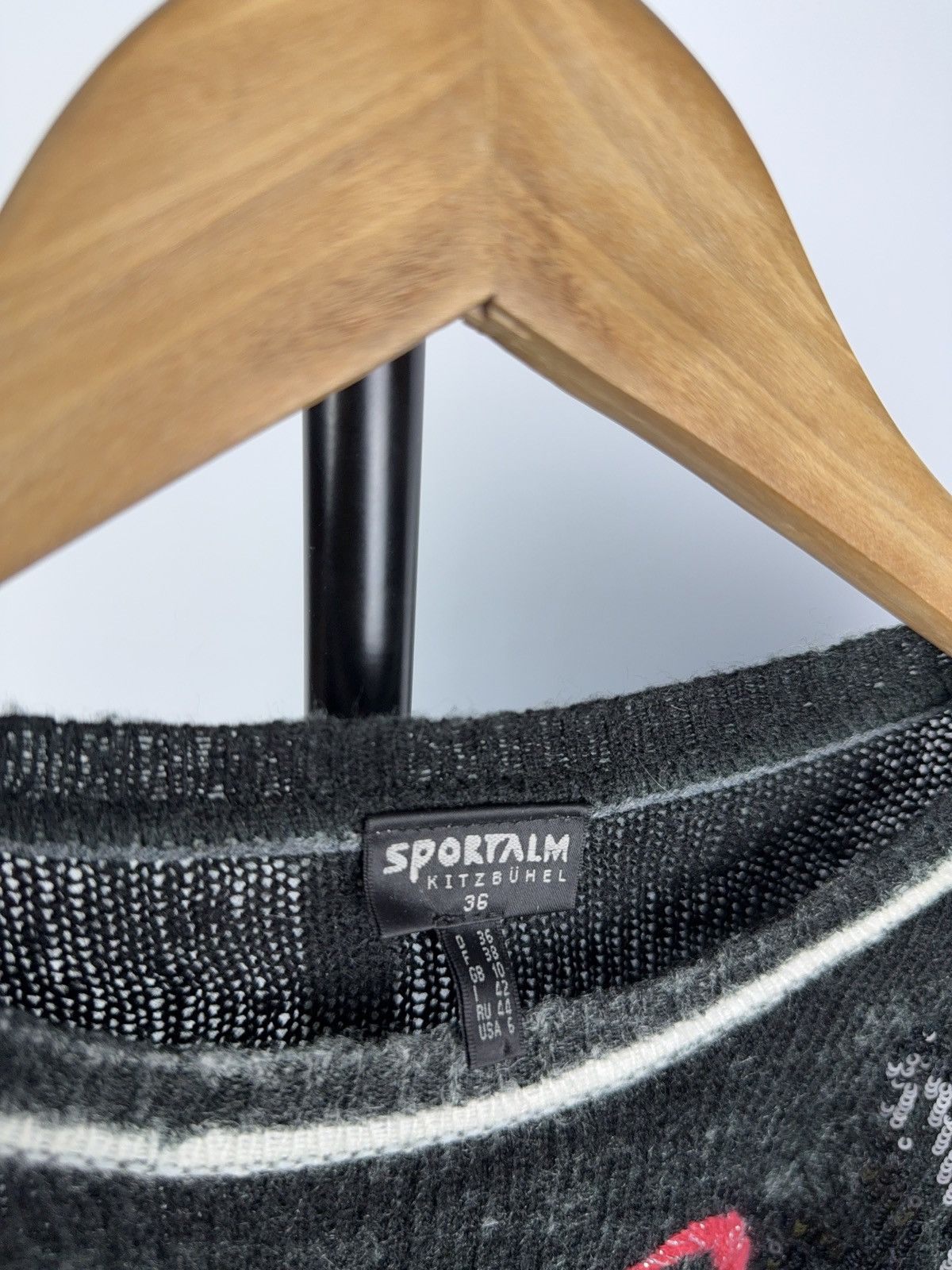 Sportalm Kitzbuhel × Vintage Sportalm Y2K Mesh Knit Sweater Heart Patch Austria 2000s Size L / US 10 / IT 46 - 5 Thumbnail