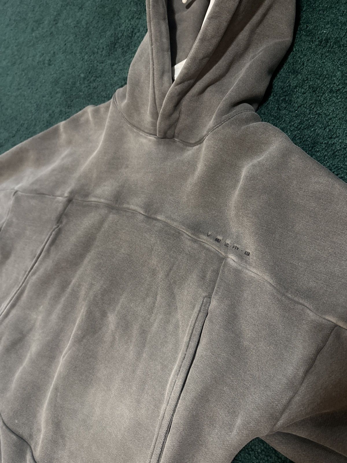 jacov Who is Jacov Object Dyed Pouch Hoodie Size US M / EU 48-50 / 2 - 2 Thumbnail