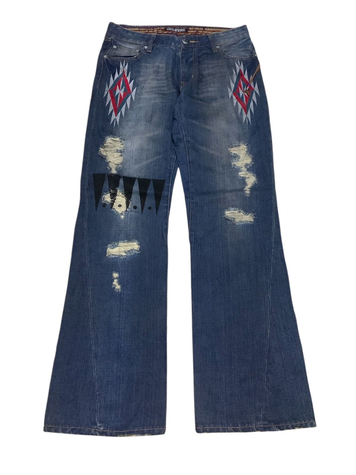 Japanese Brand Japanese Brand Buzz Spunky Blue Denim Size US 30 / EU 46 - 5 Thumbnail
