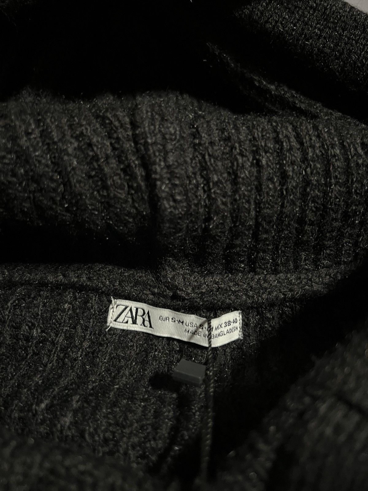Zara Zara Men’s Black Knit Hoodie Size US S / EU 44-46 / 1 - 4 Thumbnail