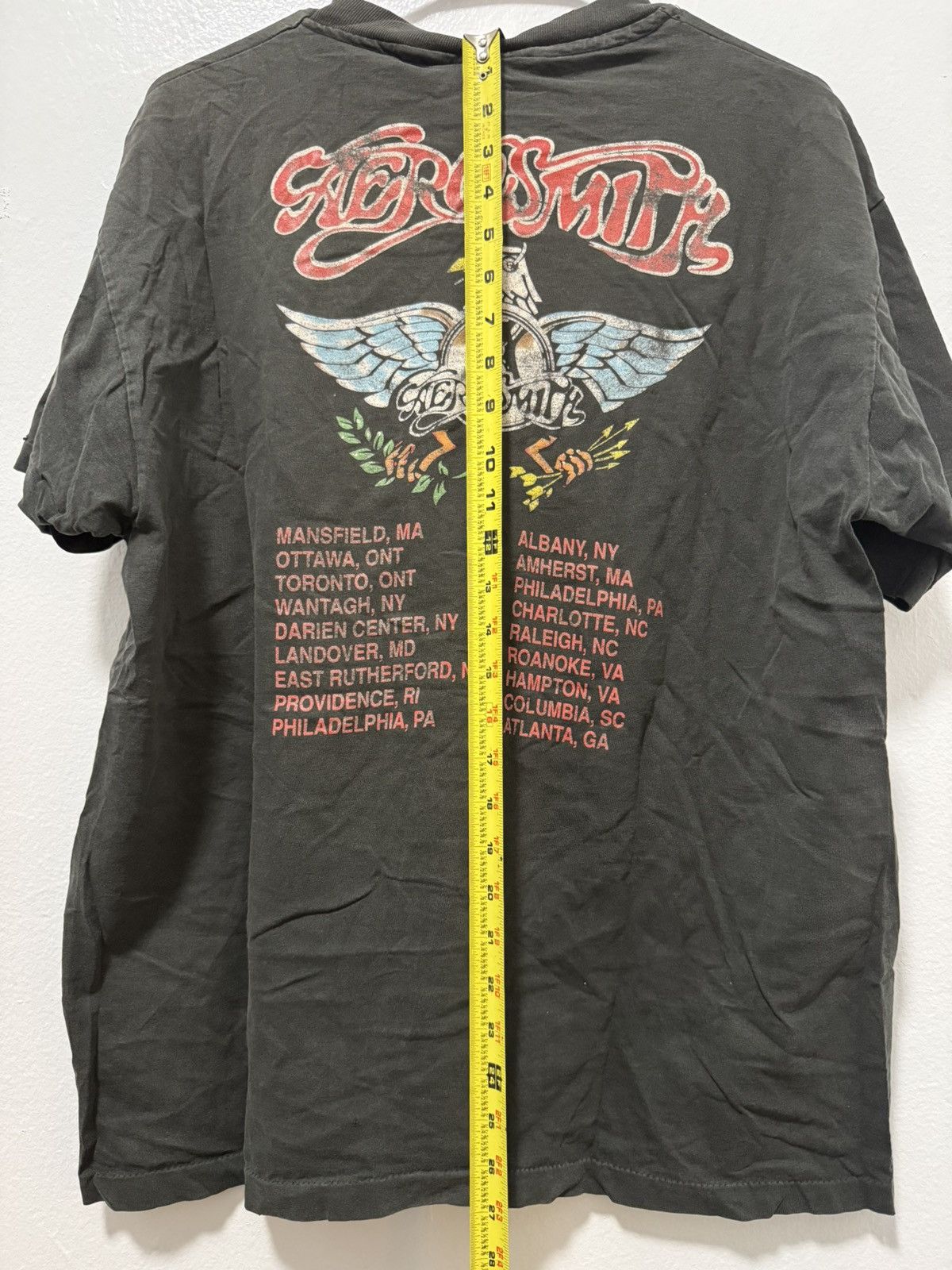 Giant 1993 Single-stitch Aerosmith tour band tee Size US XL / EU 56 / 4 - 6 Thumbnail