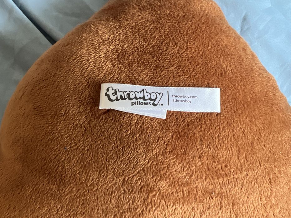 Other Throwboy Brown Emoji Pillow Poop Poo Plush Grailed