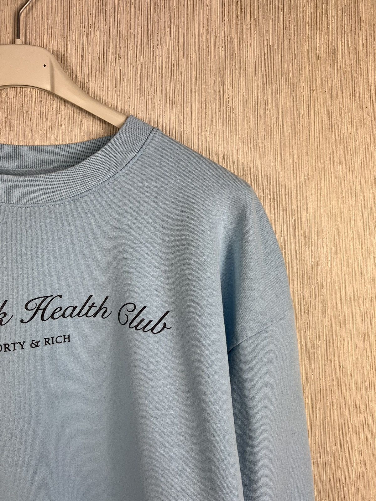 Designer × Sporty & Rich Sporty & Rich New York Health Club sweatshirt logo crewneck Size US L / EU 52-54 / 3 - 4 Thumbnail